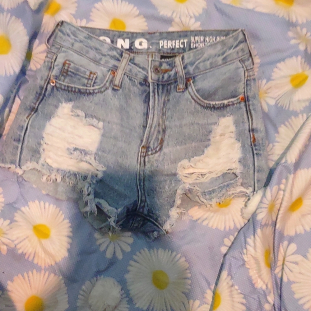 High rise shorts